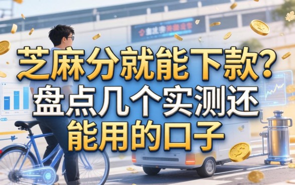 芝麻分就能下款？盘点几个实测还能用的口子