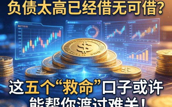 负债太高已经借无可借？这五个“救命”口子或许能帮你渡过难关！
