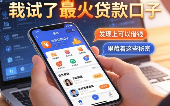 我试了2026最火的贷款口子，发现手机上可以借钱的app里藏着这些秘密