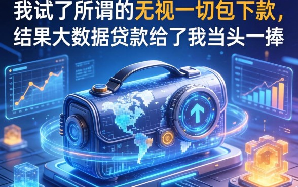 我试了所谓的无视一切包下款，结果大数据贷款给了我当头一棒