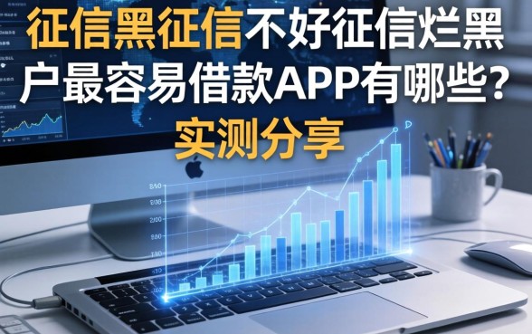 征信黑征信不好征信烂黑户最容易借款的app有哪些？实测分享