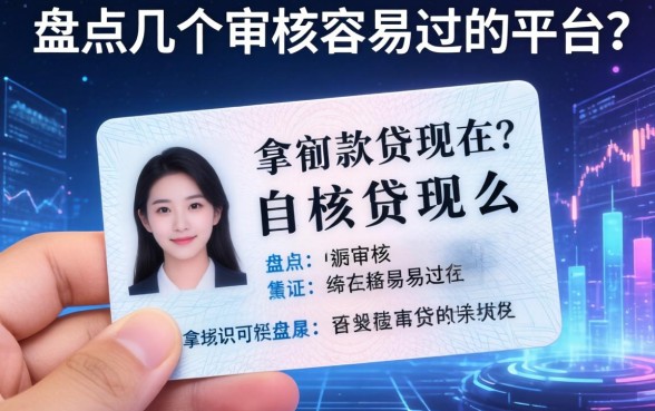 拿身份证可以贷款么现在？盘点几个审核容易过的平台