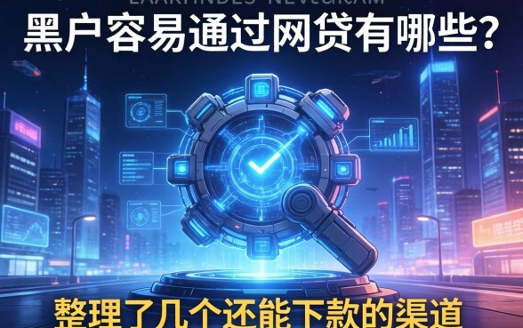 黑户容易通过的网贷有哪些？整理了几个还能下款的渠道