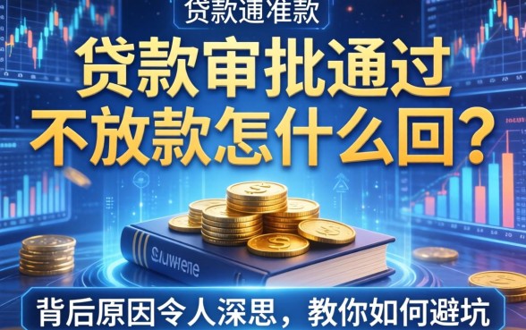 贷款审批通过不放款是怎么回事？背后原因令人深思，教你如何避坑