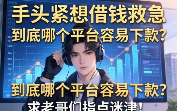 手头紧想借钱救急，到底哪个平台容易下款？求老哥们指点迷津！