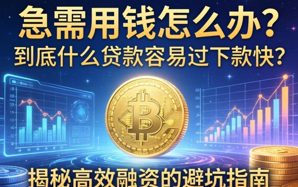 急需用钱怎么办？到底什么贷款容易过下款快？揭秘高效融资的避坑指南