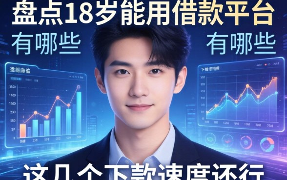 盘点18岁能用的借款平台有哪些，这几个下款速度还行