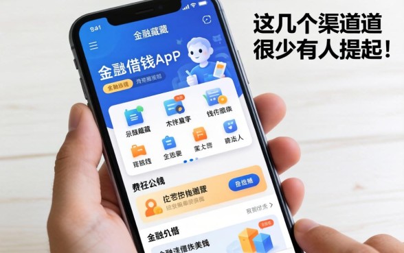 手机里藏着的借钱app，这几个渠道很少有人提起