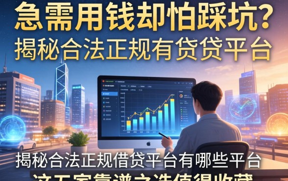 急需用钱却怕踩坑？揭秘合法正规的借贷平台有哪些平台，这五家靠谱之选值得收藏