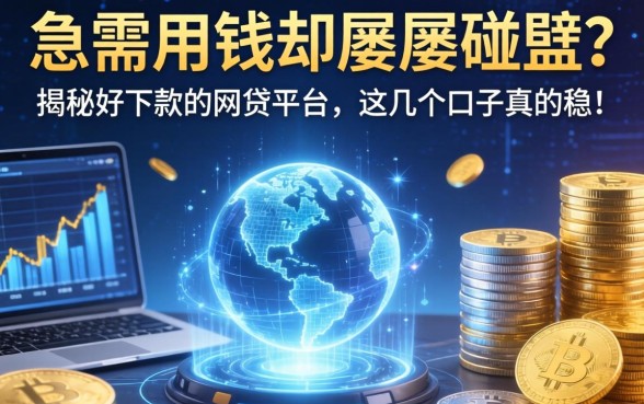 急需用钱却屡屡碰壁？揭秘好下款的网贷平台，这几个口子真的稳！