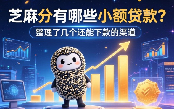 芝麻分有哪些小额贷款？整理了几个还能下款的渠道