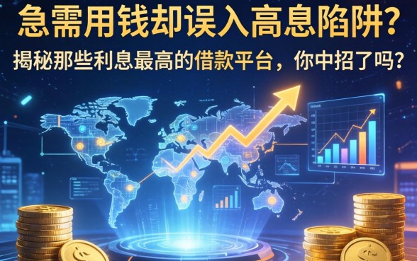 急需用钱却误入高息陷阱？揭秘那些利息最高的借款平台，你中招了吗？