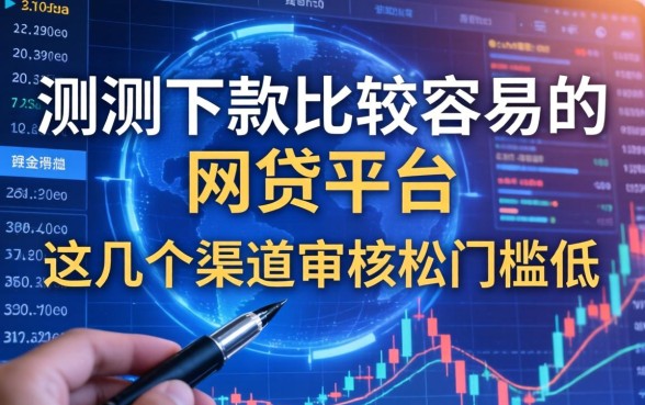 实测下款比较容易的网贷平台，这几个渠道审核松门槛低