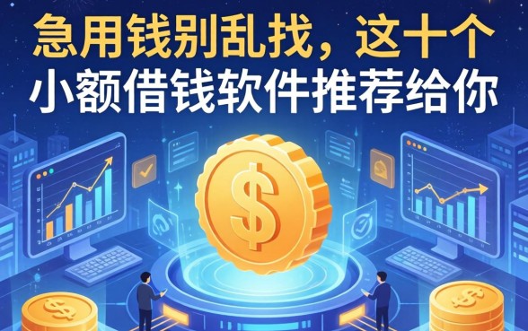 急用钱别乱找，这十个小额借钱软件推荐给你