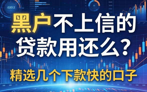 黑户不上征信的贷款用还么？精选几个下款快的口子