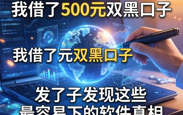 我借了500元双黑口子，发现这些最容易下的软件真相