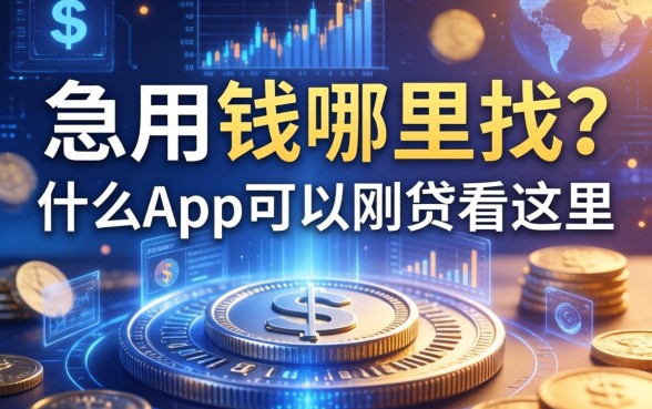 急用钱哪里找？什么app可以网贷看这里