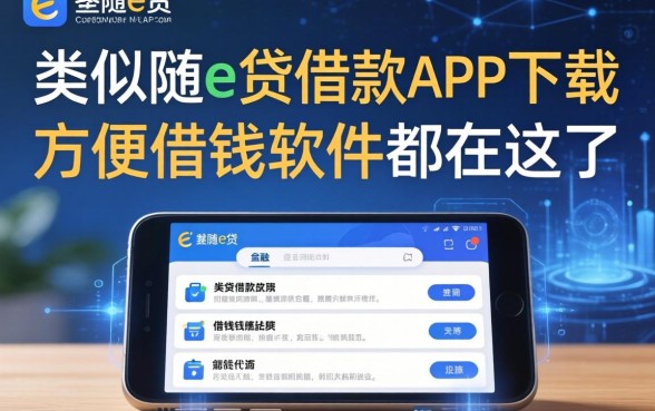 类似随e贷借款app下载一样方便的借钱软件都在这了