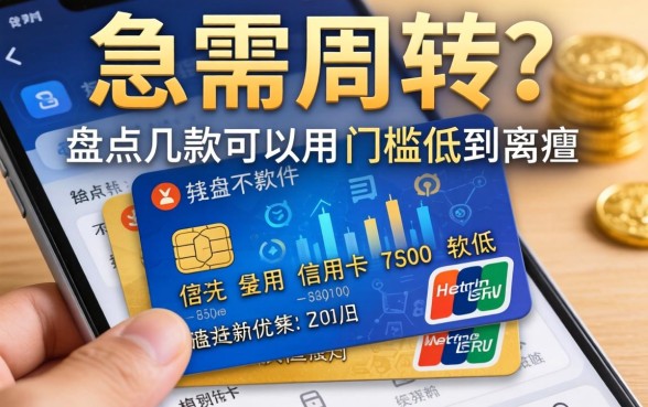 急需周转？盘点几款可以用信用卡的软件，门槛低到离谱