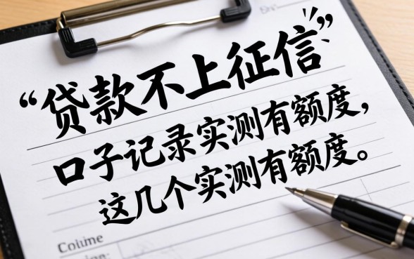 盘点那些贷款不上征信的记录的口子，这几个实测有额度