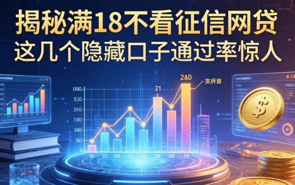 揭秘满18不看征信的网贷：这几个隐藏口子通过率惊人