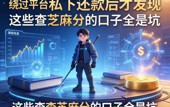 我绕过平台私下还款后才发现，这些不查芝麻分的口子全是坑