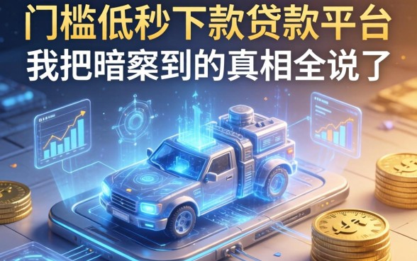 门槛低秒下款的贷款平台,我把暗访到的真相全说了