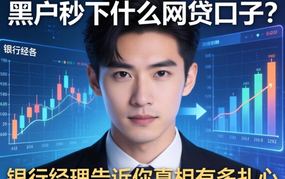 黑户秒下什么网贷口子？银行经理告诉你真相有多扎心