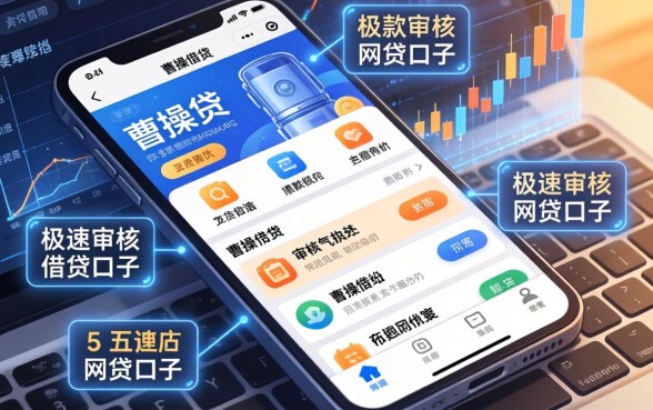 类似曹操贷的借款软件，详尽说明五个极速审核的网贷口子