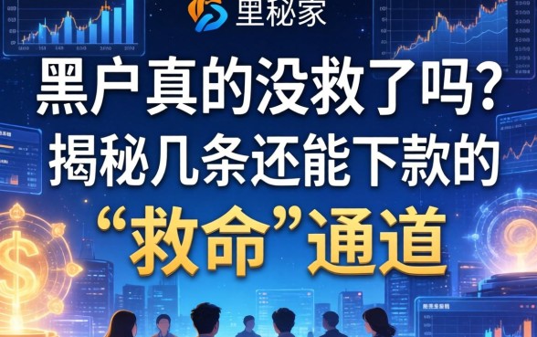 黑户真的没救了吗？揭秘几条还能下款的“救命”通道