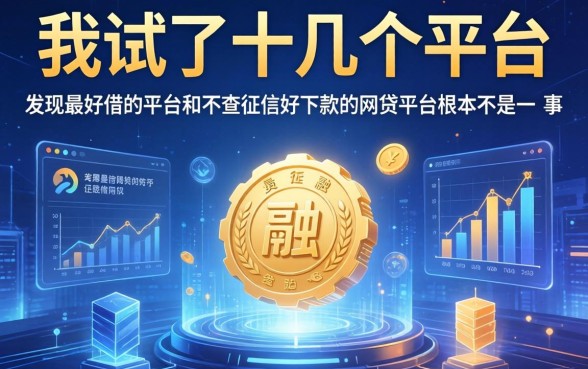 我试了十几个平台，发现最好借的平台和不查征信好下款的网贷平台根本不是一回事