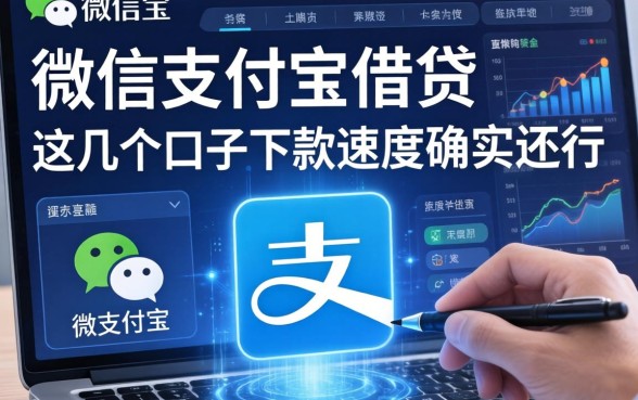 微信支付宝借贷：这几个口子下款速度确实还行