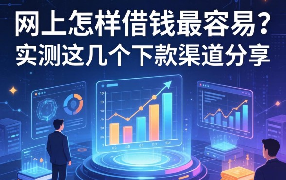 网上怎样借钱最容易？实测这几个下款渠道分享