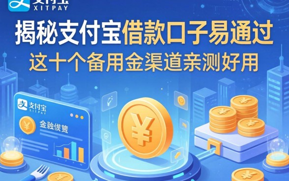 揭秘支付宝借款口子易通过的，这十个备用金渠道亲测好用