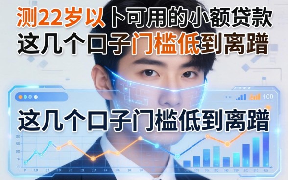 实测22岁以下可以用的小额贷款，这几个口子门槛低到离谱