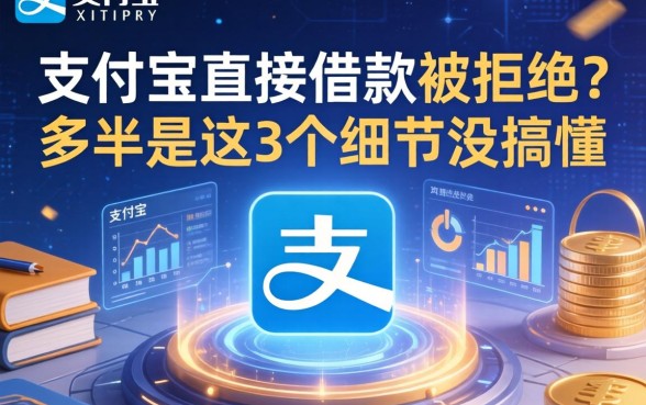 支付宝直接借款被拒？多半是这3个细节没搞懂