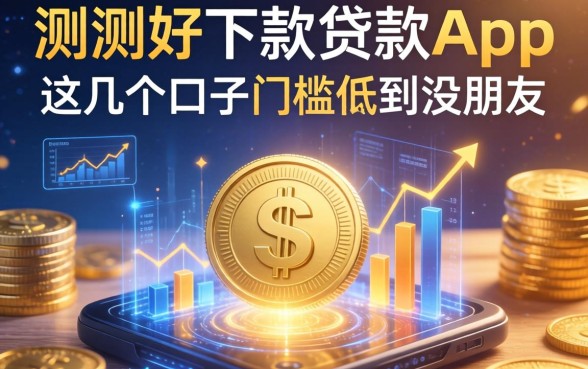 实测好下款的贷款app，这几个口子门槛低到没朋友