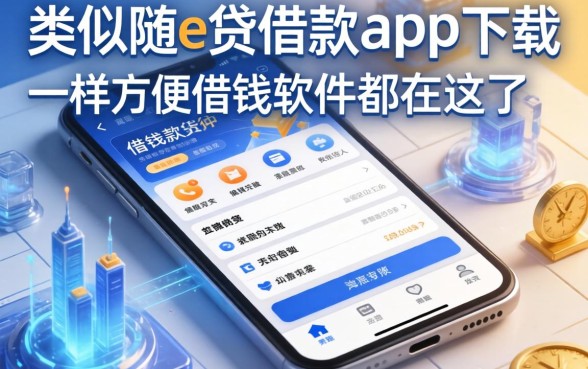 类似随e贷借款app下载一样方便的借钱软件都在这了