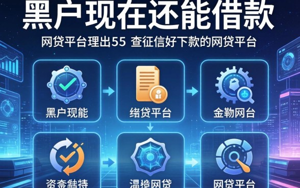 黑户现在还能借款的网贷平台，理出5个不查征信好下款的网贷平台