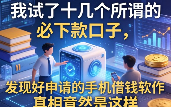 我试了十几个所谓的必下款口子，发现好申请的手机借钱软件真相竟然是这样