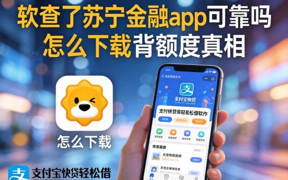 我查了苏宁金融app可靠吗怎么下载，发现支付宝快贷轻松借软件背后的额度真相