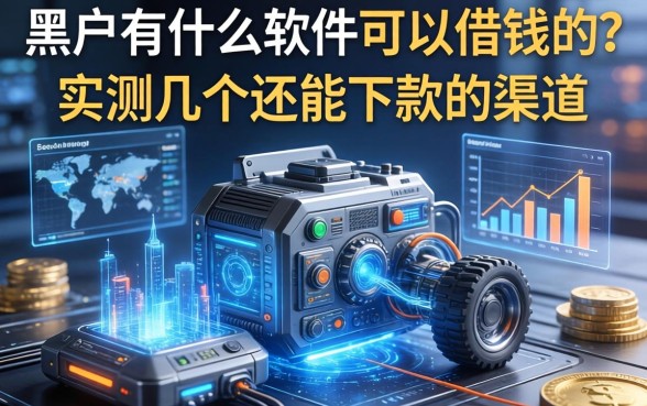 黑户有什么软件可以借钱的？实测几个还能下款的渠道