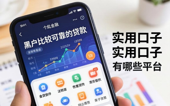 黑户比较可靠的贷款软件有哪些平台？整理几个实用的口子