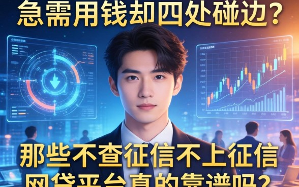 急需用钱却四处碰壁?那些不查征信不上征信的网贷平台真的靠谱吗?