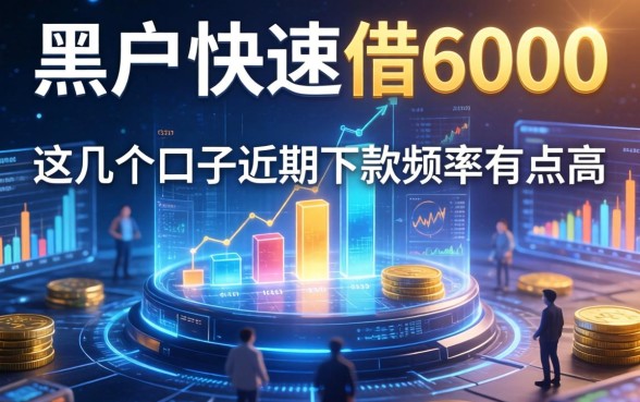 黑户快速借6000：这几个口子近期下款频率有点高