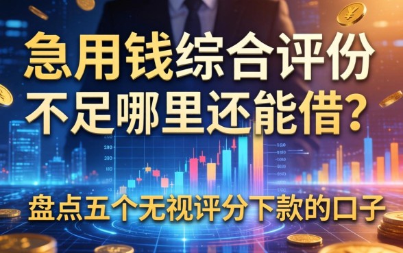 急用钱综合评分不足哪里还能借？盘点五个无视评分下款的口子