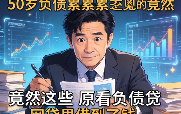 我50岁负债累累，竟然在这些不看负债的网贷里借到了钱