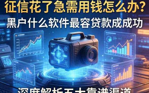 征信花了急需用钱怎么办？黑户什么软件最容易贷款成功呢？深度解析五大靠谱渠道