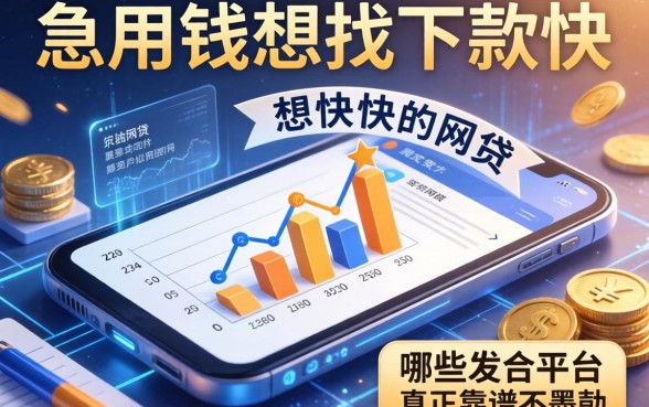 急用钱想找下款快的网贷，哪些平台真正靠谱不墨迹？