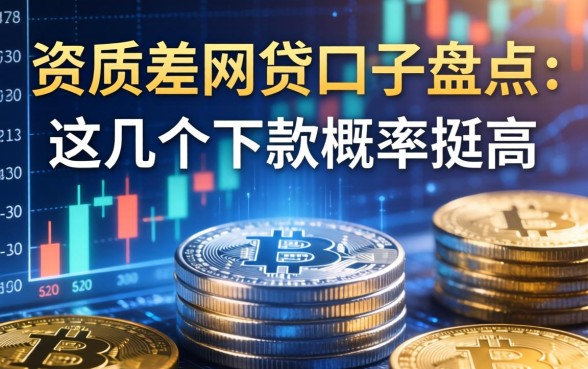 资质差的网贷口子盘点：这几个下款概率挺高